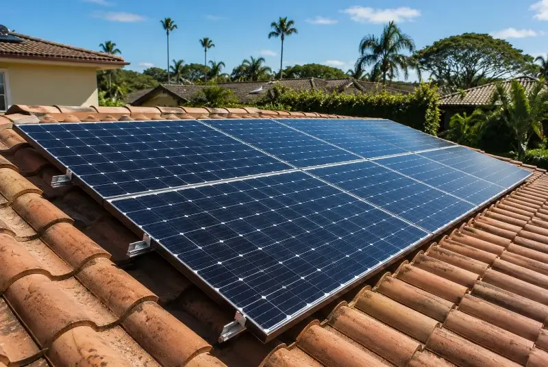 Installation de panneaux solaires à Neuville-sur-Escaut